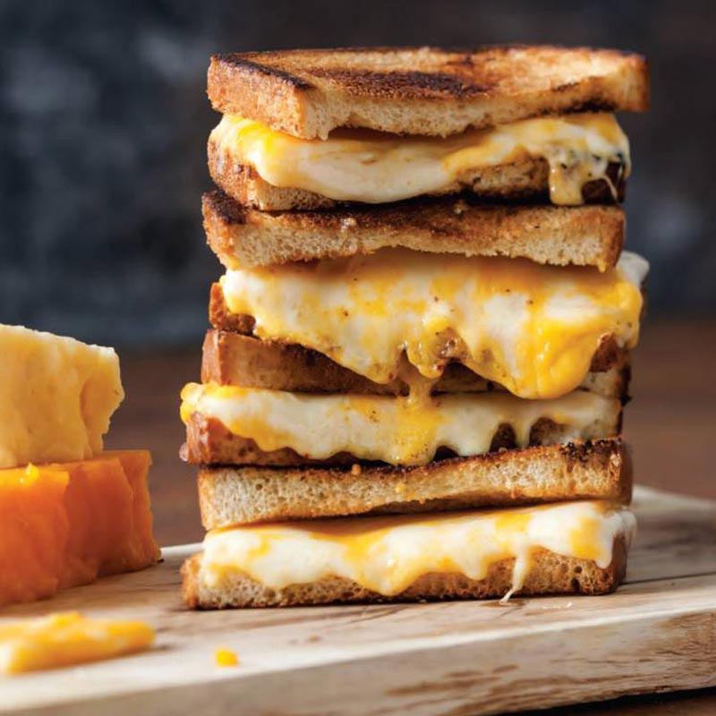 Grilled Cheese Sandwiches
 Grilled Three Cheese Sandwiches Taste of the South
