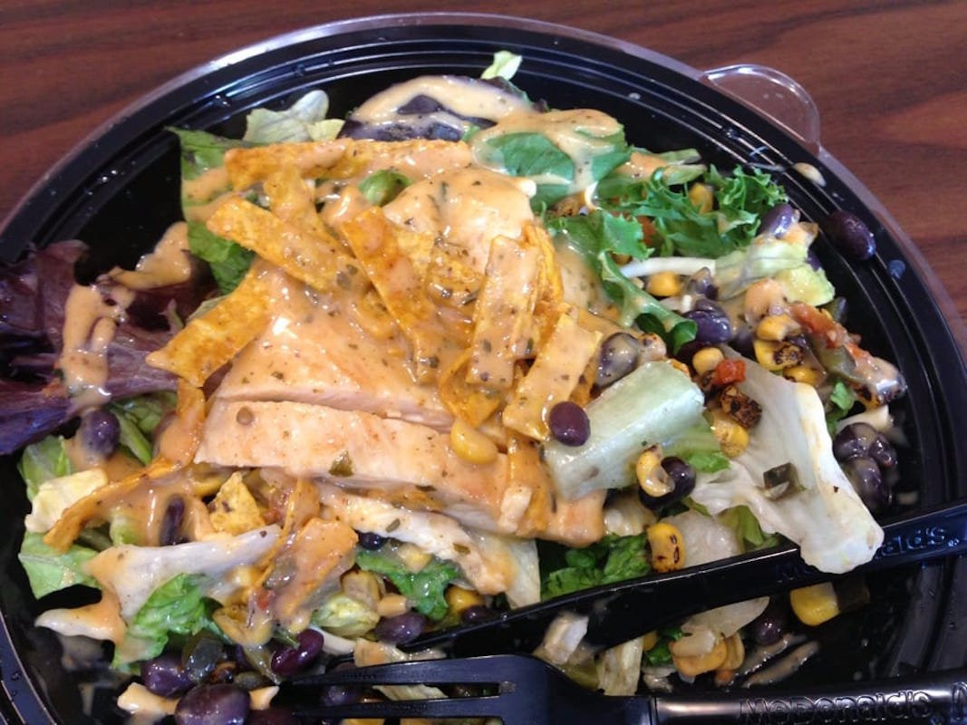 Grilled Chicken Salad Calories
 20 fast food salads ranked by calories Feedburner