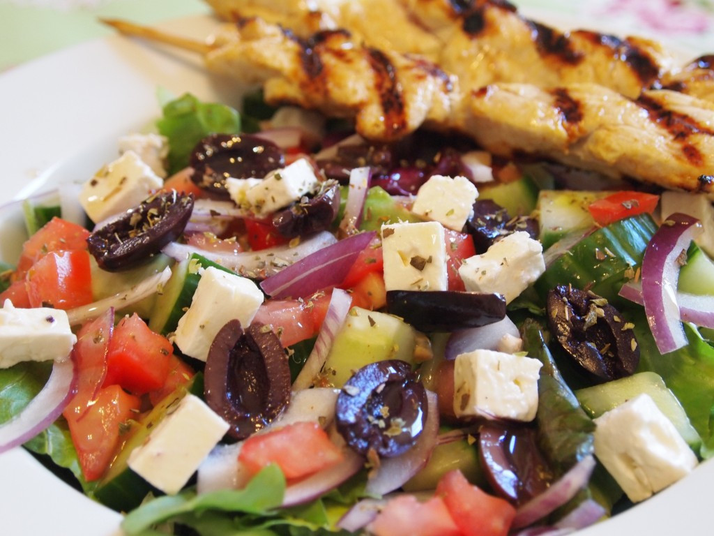Grilled Chicken Salad Recipes
 Greek Salad Recipe with Grilled Lemon Chicken culicurious