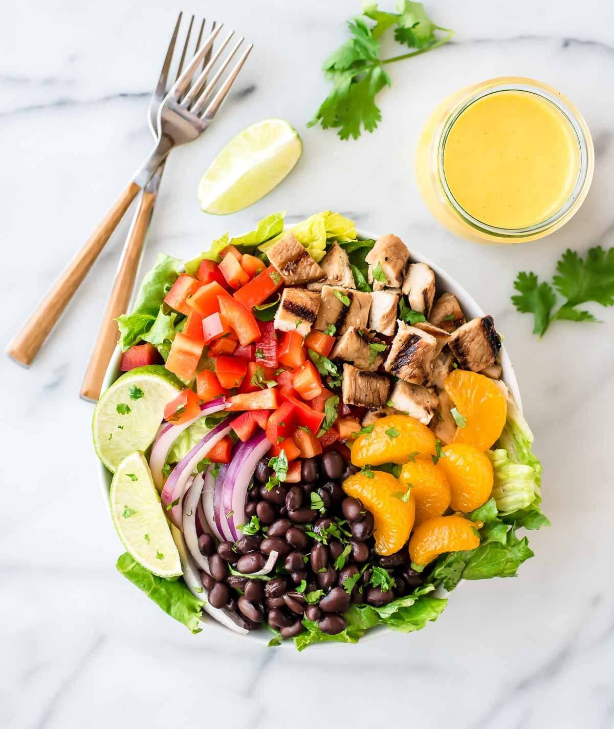 Grilled Chicken Salad Recipes
 Caribbean Chicken Salad with Mango Dressing