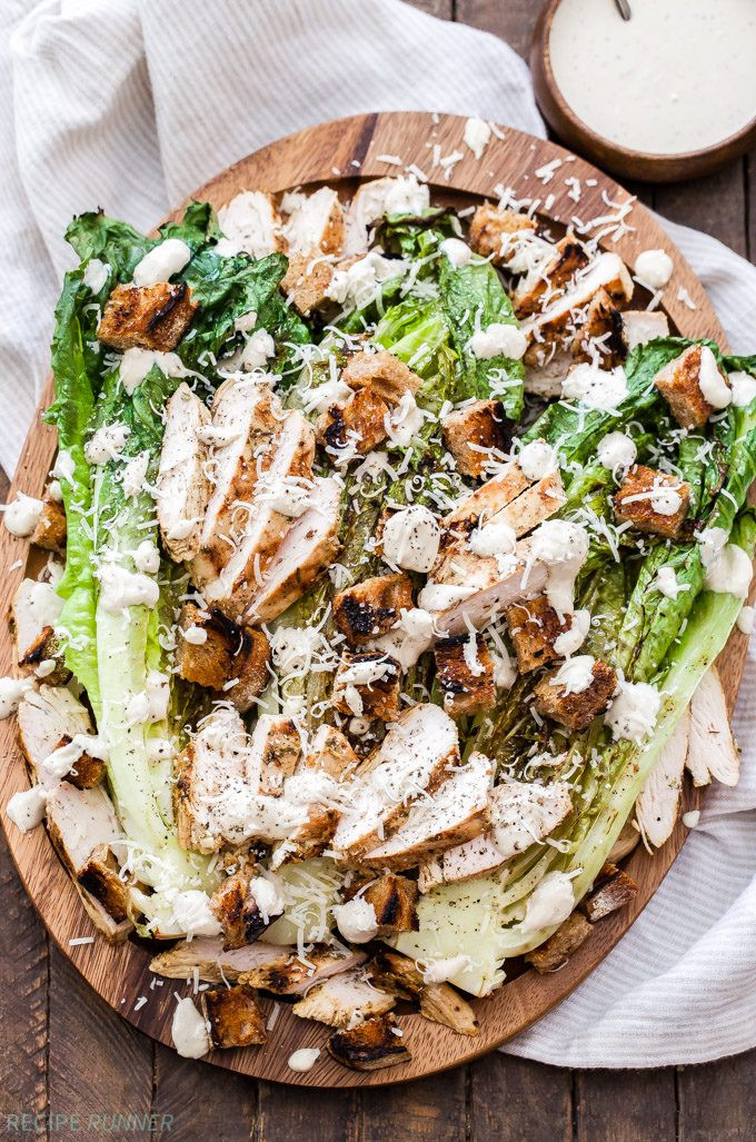 Grilled Chicken Salad Recipes
 Grilled Chicken Caesar Salad Recipe Runner