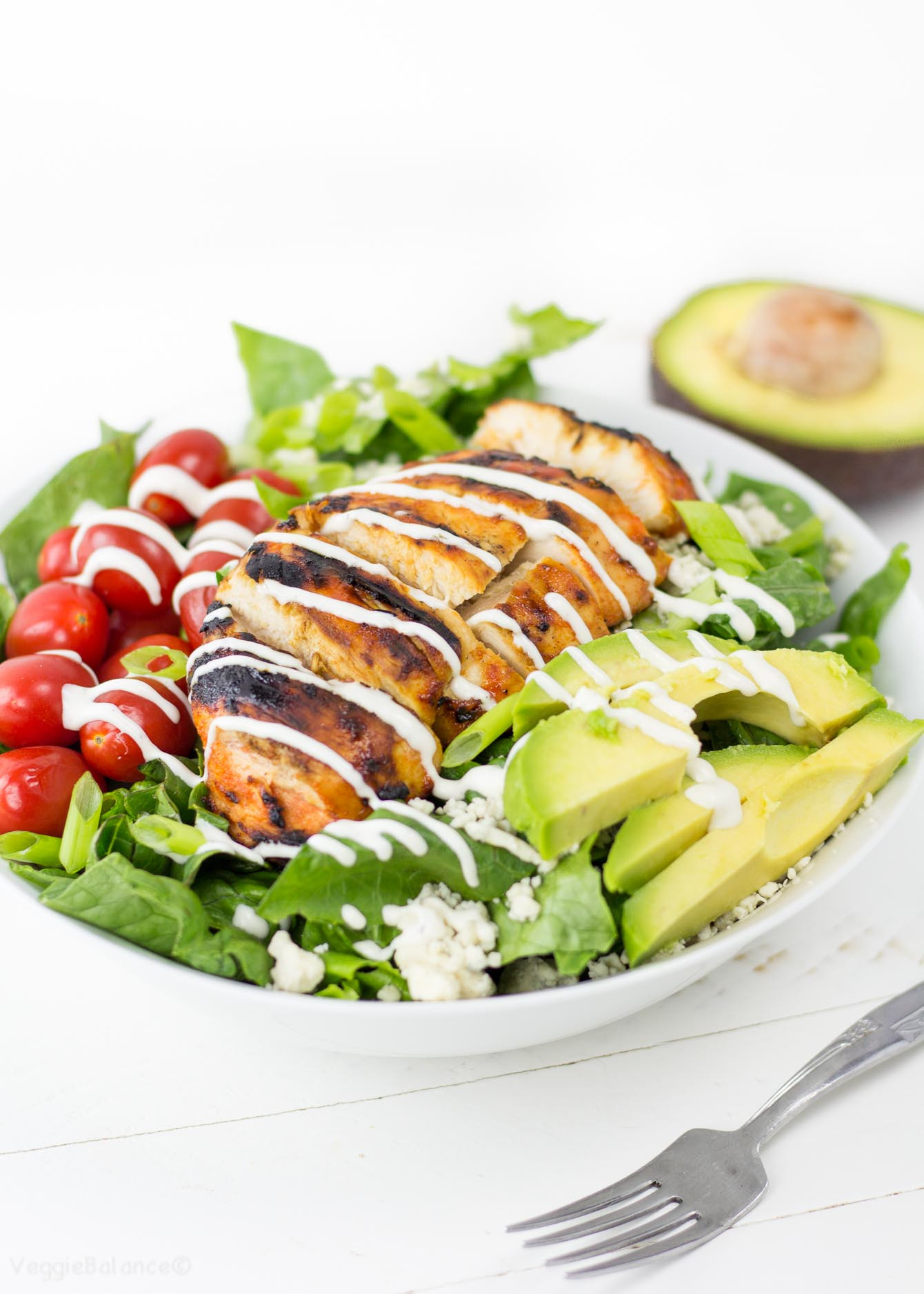 Grilled Chicken Salad Recipes
 Grilled Buffalo Chicken Salad recipe with Easy Ranch