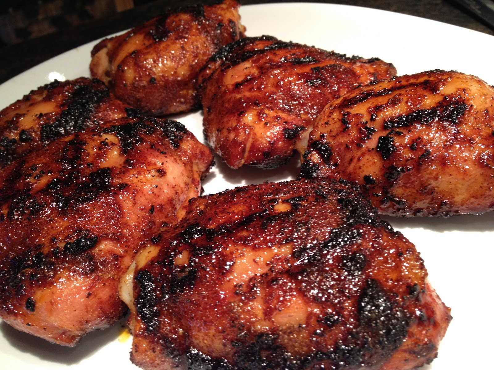 Grilled Chicken Thighs
 Old Farmhouse Cooking Spicy Honey Grilled Chicken Thighs