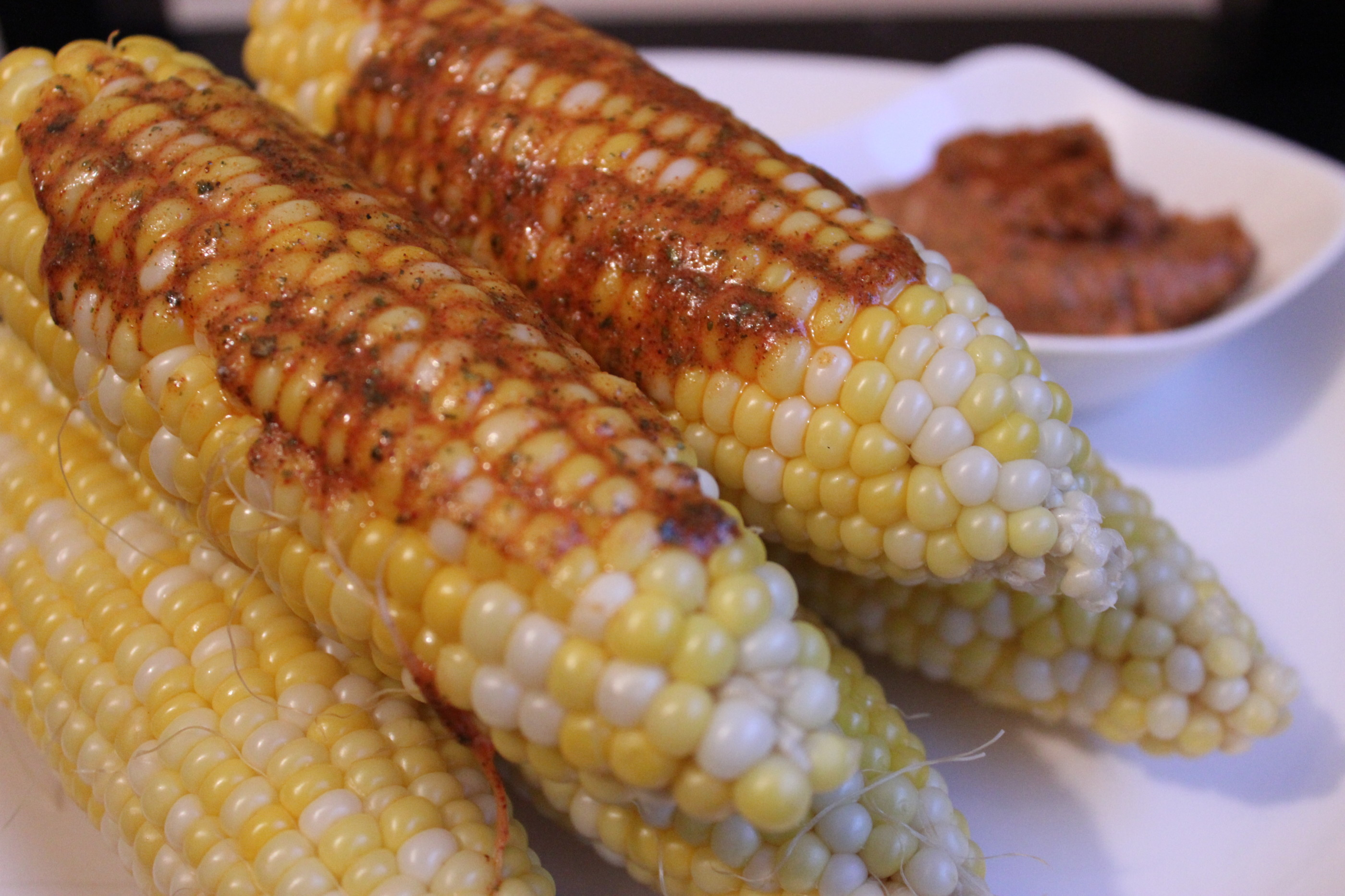 Grilled Corn On The Cob
 Grilled Corn on the Cob with Smoky Cajun Butter These