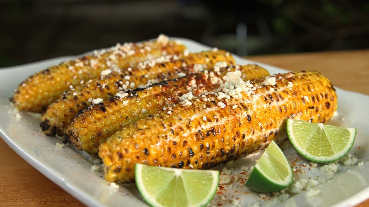 Grilled Corn Recipe
 grilled corn on the cob with mayo