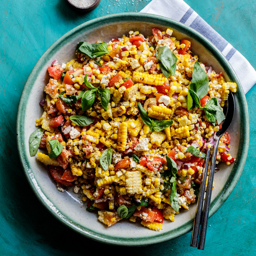 Grilled Corn Salad
 Summer grilled corn salad Simply Delicious