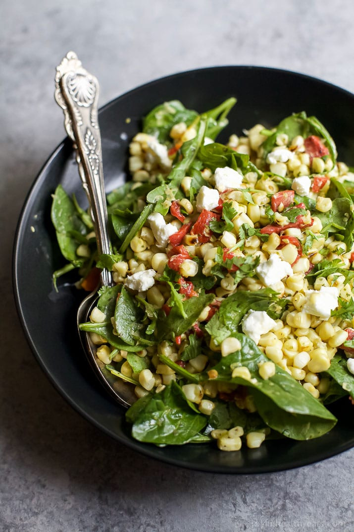 Grilled Corn Salad
 Grilled Corn Salad with Jalapeno Dressing