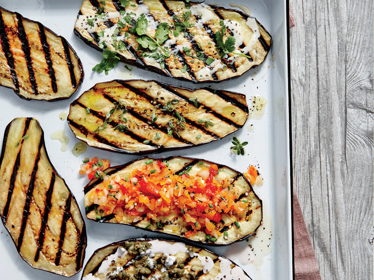 Grilled Eggplant Recipe
 Grilled Eggplant Planks with Creole Salsa Recipe