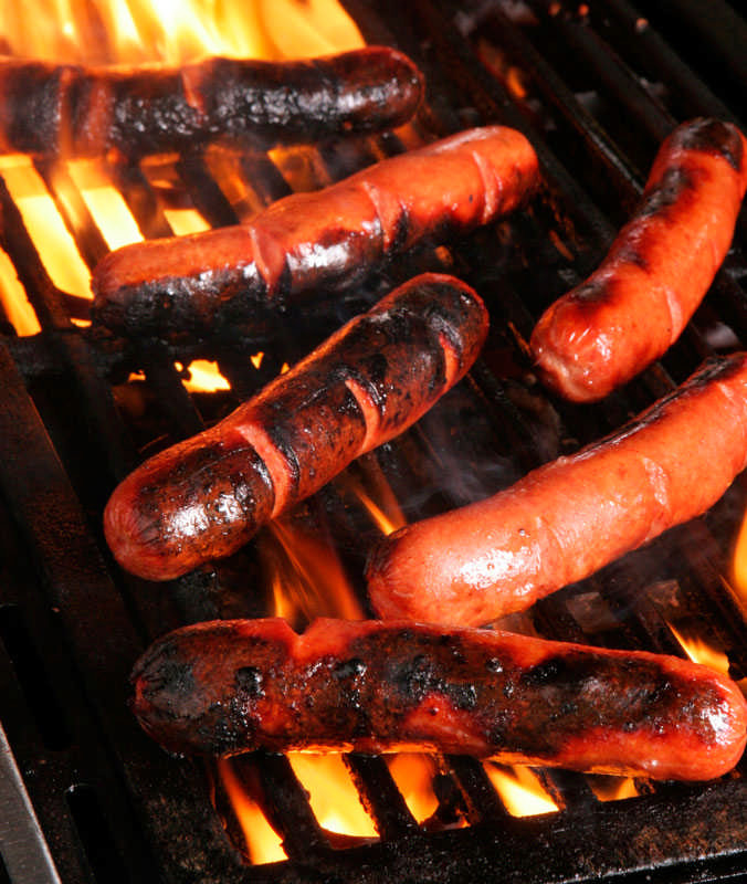 Grilled Hot Dogs
 Summer Cabin Recipes Grilling Hot Dogs