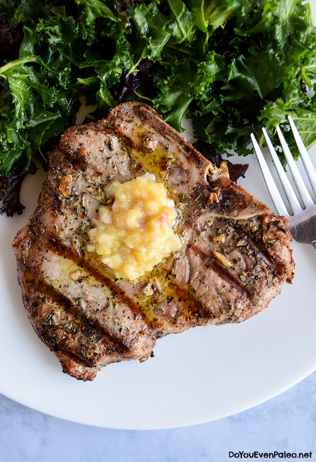 Grilled Pork Chops Rub
 Grilled Pork Chops with Shallot Ghee