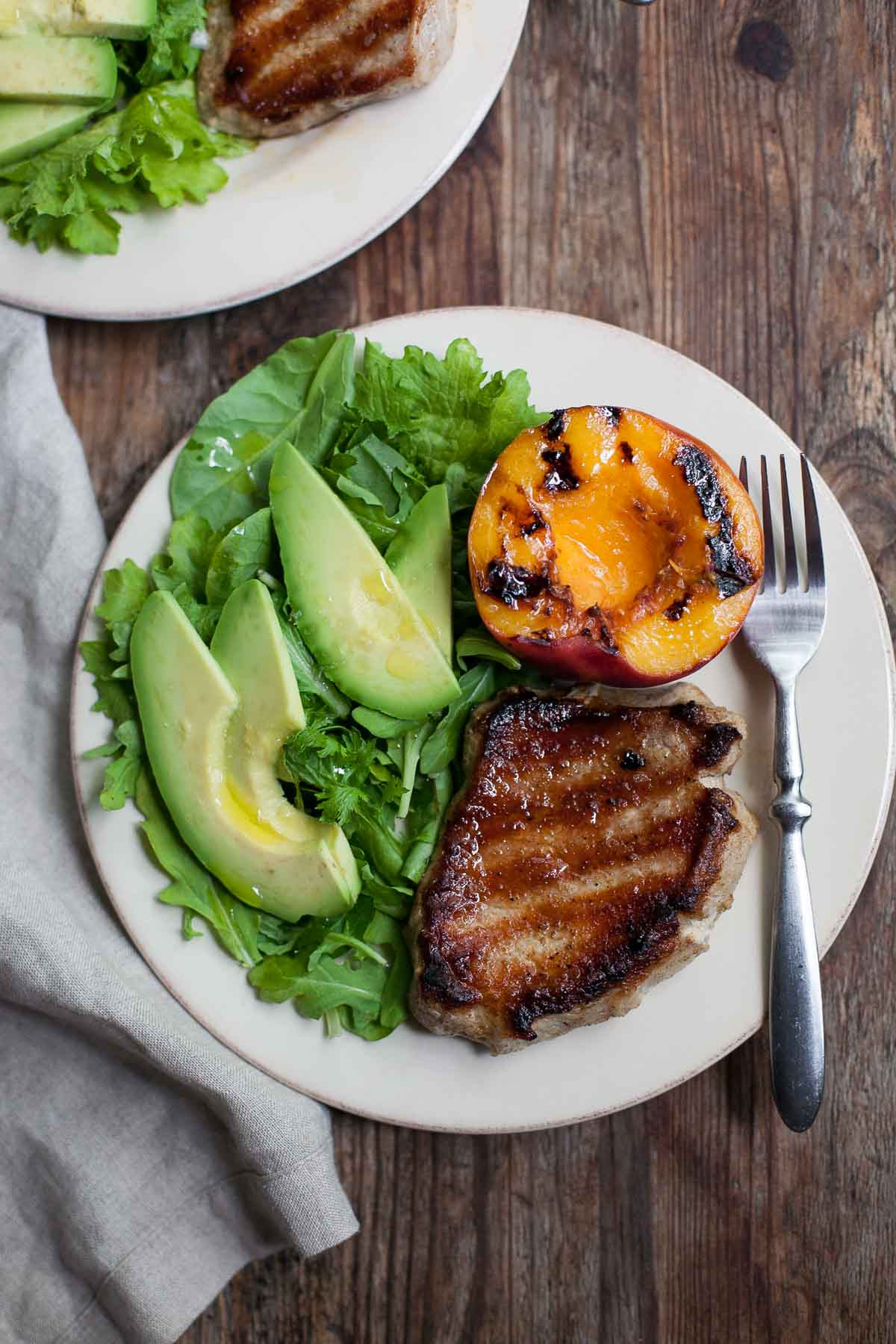 Grilled Pork Chops Rub
 Grilled Pork Chops and Peaches 30MinuteMondays A