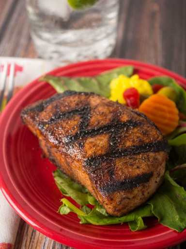 Grilled Pork Chops Rub
 Grilled New York Pork Chops with West In s Spice Rub