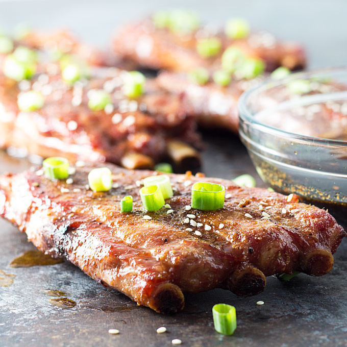 Grilled Pork Ribs
 Honey Soy Grilled Pork Ribs