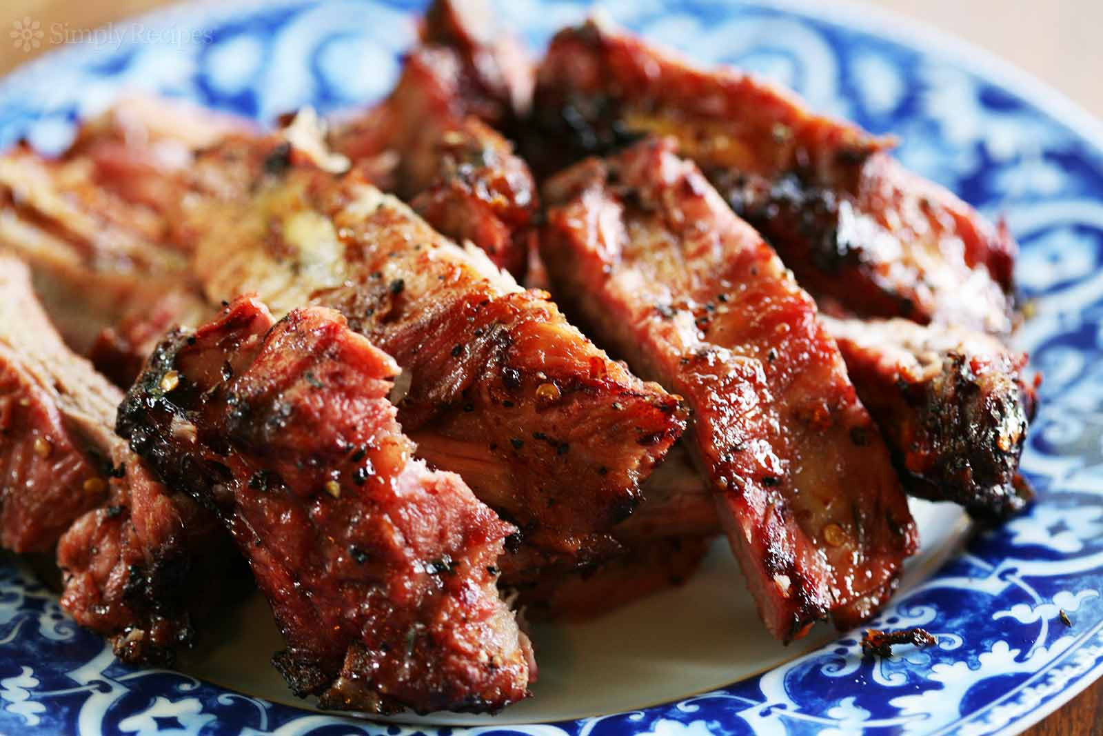 Grilled Pork Ribs Recipe
 Grilled Spicy Citrus Ribs with Bourbon Glaze Recipe