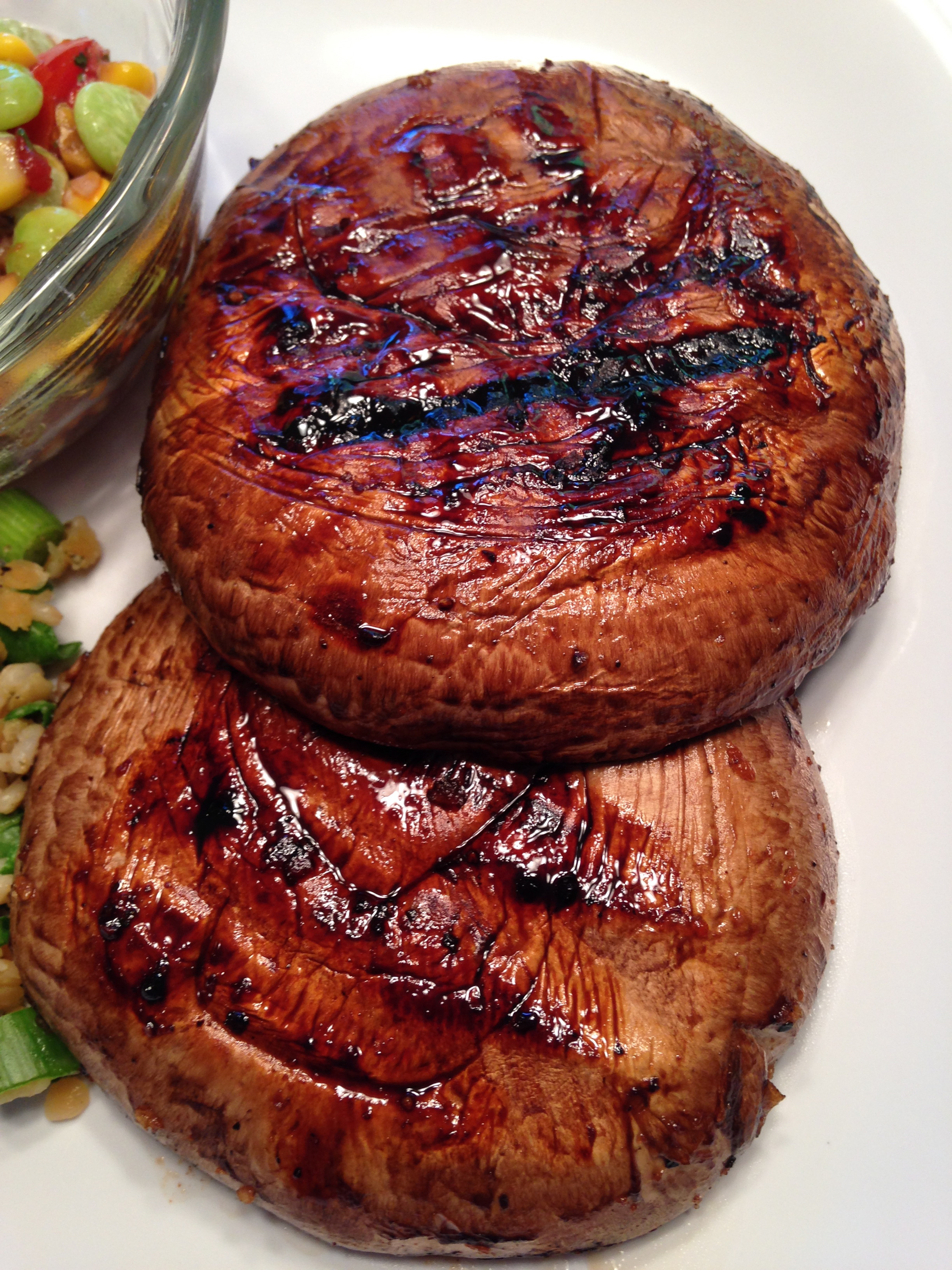 Grilled Portobello Mushrooms
 finger food