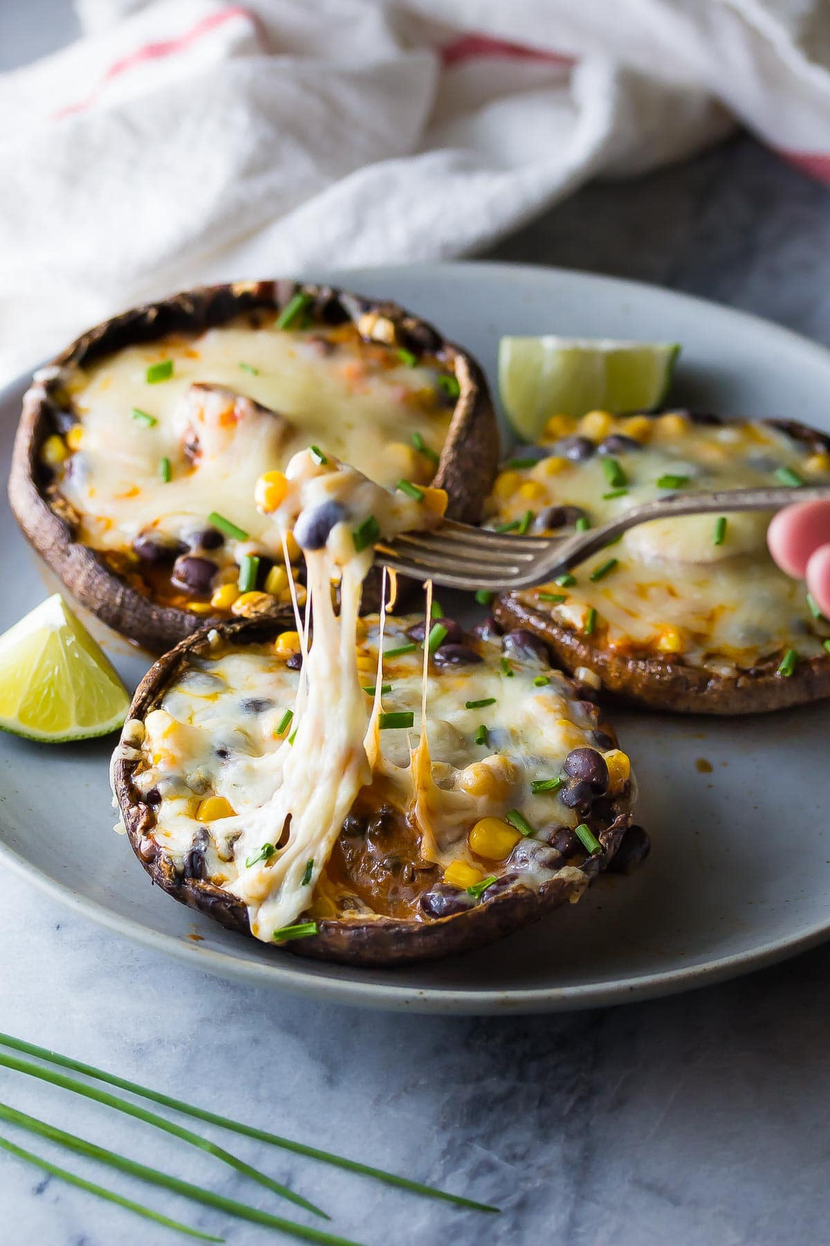 Grilled Portobello Mushrooms
 Enchilada Stuffed Grilled Portobello Mushrooms 25 minutes