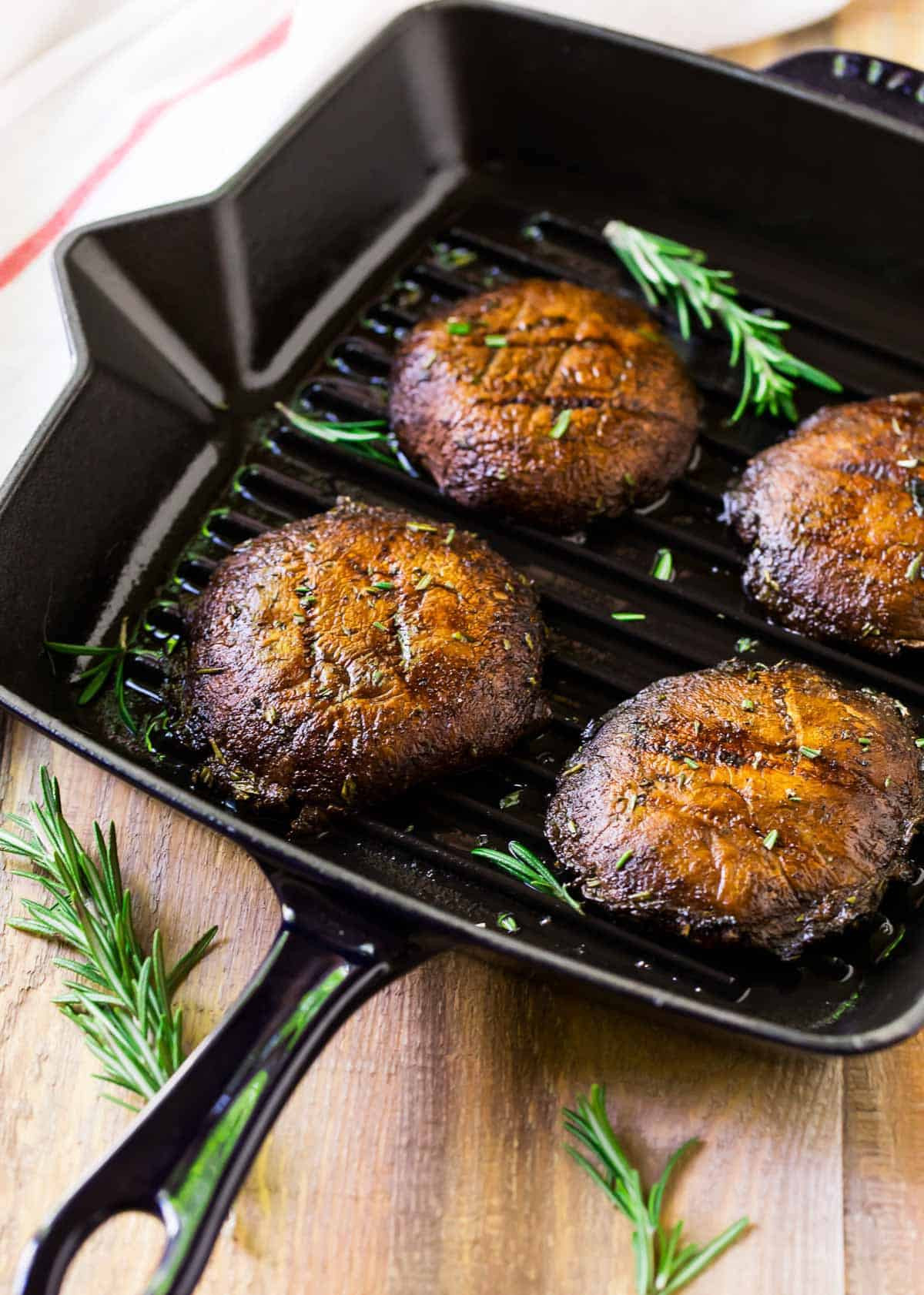 Grilled Portobello Mushrooms
 Grilled Portobello Mushrooms