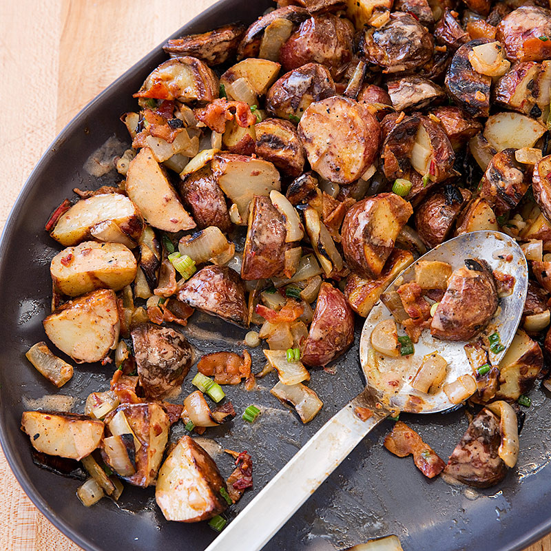 Grilled Potato Salad
 Smoky Potato Salad