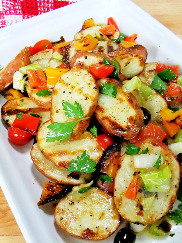 Grilled Potato Salad
 Summer Salad Sides Proud Italian Cook