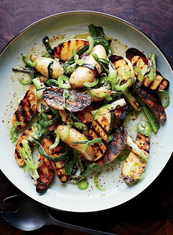 Grilled Potato Salad
 Healthy Easter Recipes Roundup