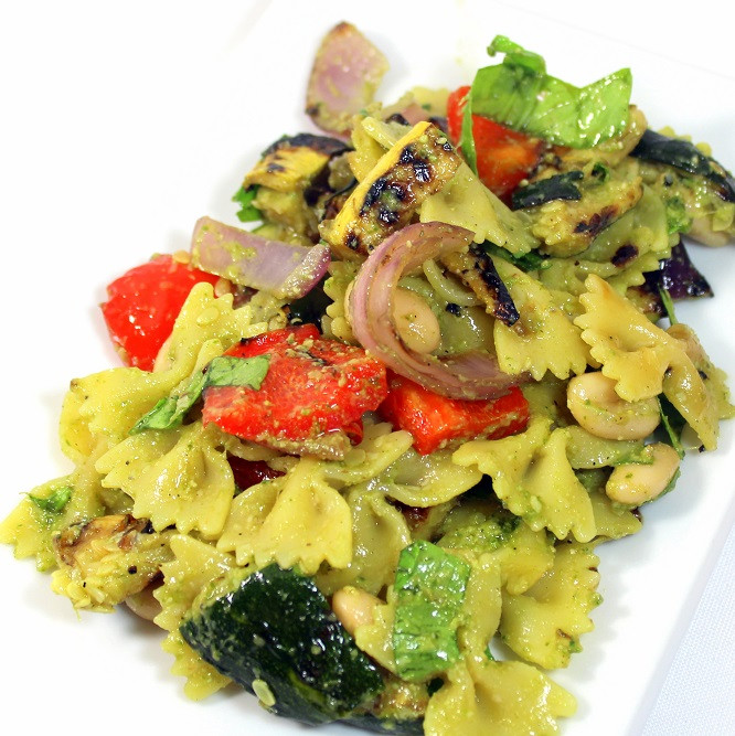 Grilled Side Dishes
 Year on the Grill Grilled Ve able Pesto Pasta 52 Side