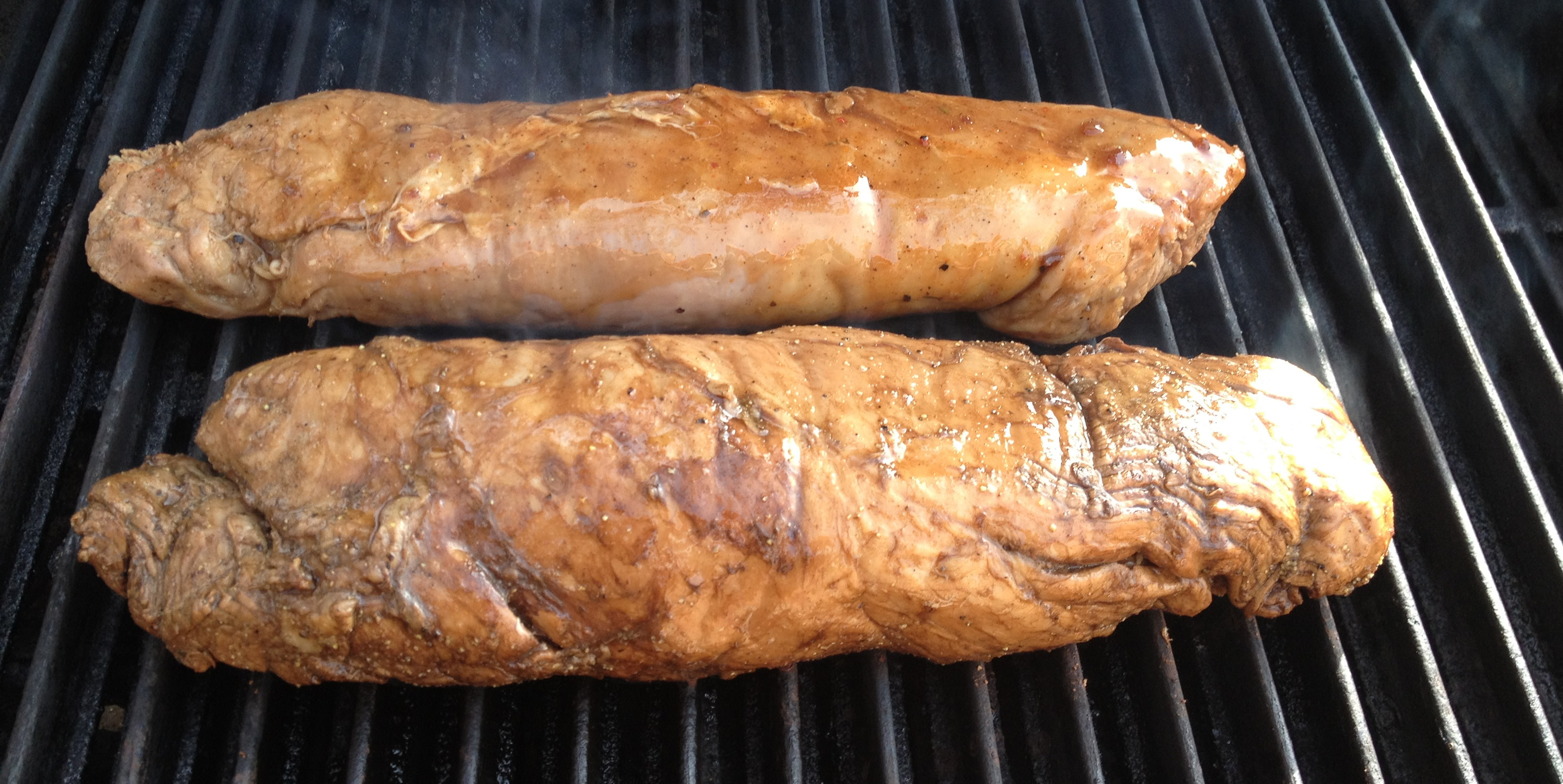 Grilled Whole Pork Loin
 grilling whole pork loin