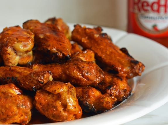 Grilling Chicken Wings
 Grilled Chicken Wings with Seasoned Buffalo Sauce ce