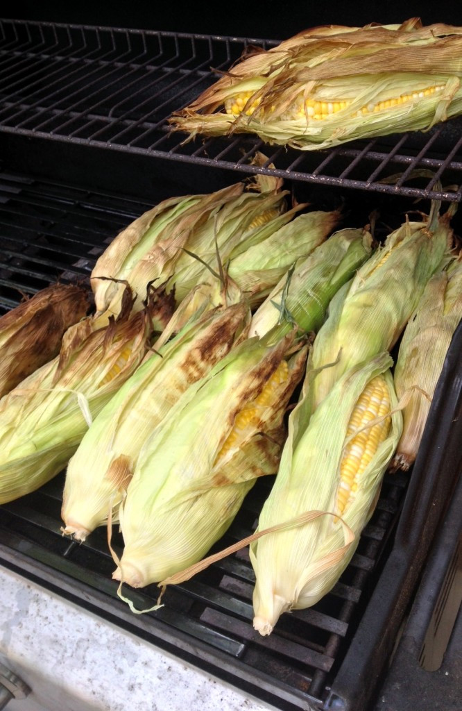 Grilling Corn In The Husk
 Grilled in Husk Corn on the Cob