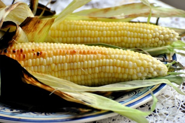 Grilling Corn In The Husk
 Grilled Fresh Sweet Corn The Cob In Husks Recipe Food