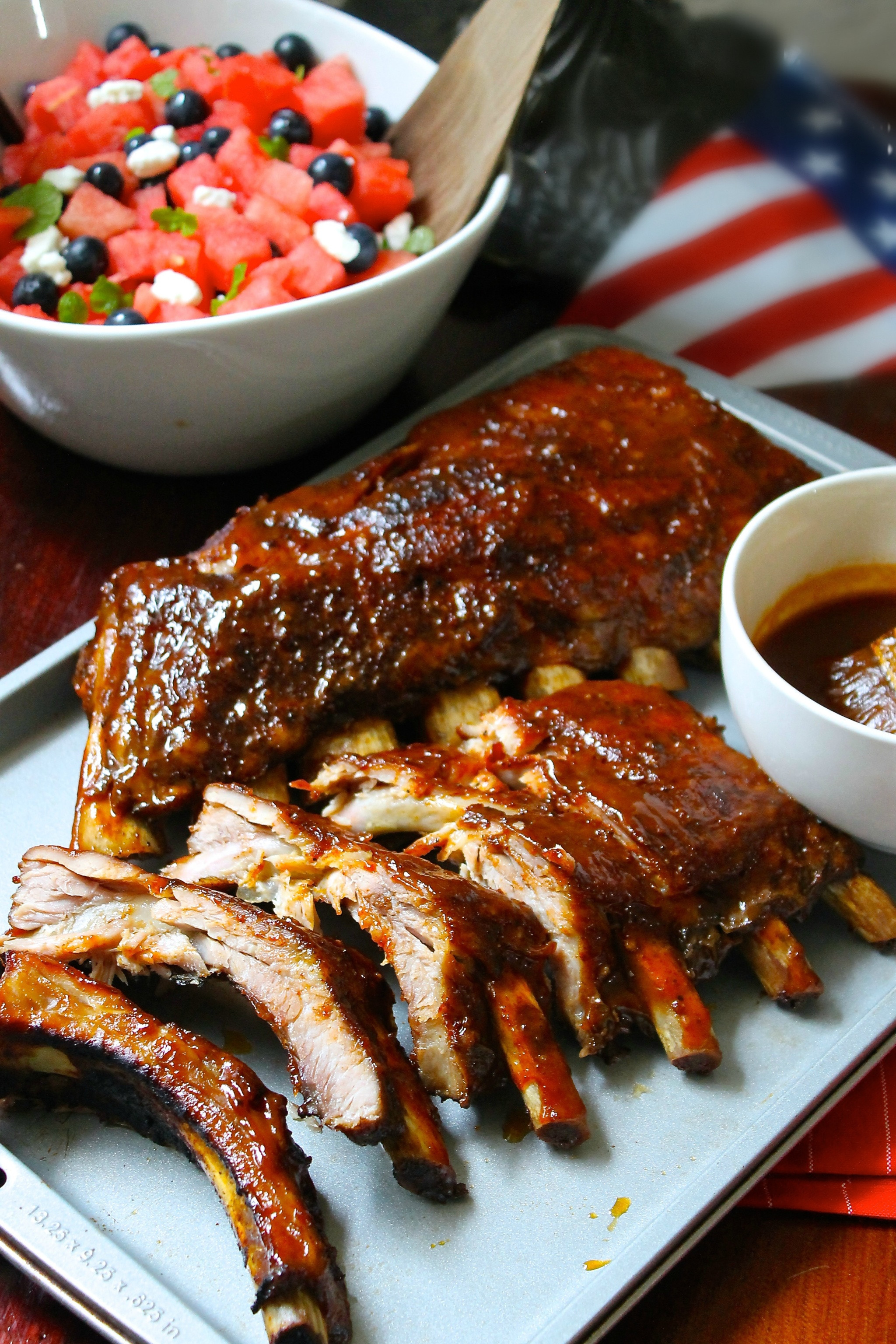Grilling Pork Ribs
 BBQ Pork Ribs with Tamarind Chipotle Glaze SAVOIR FAIRE