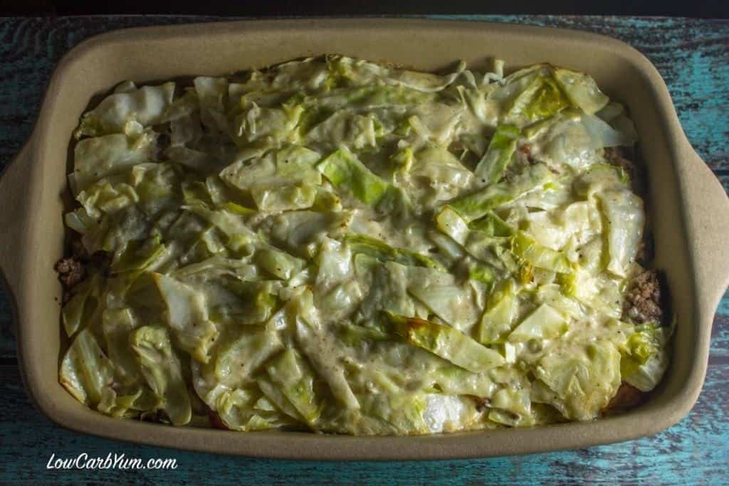 Ground Beef And Cabbage Casserole
 Creamed Cabbage & Ground Beef Casserole