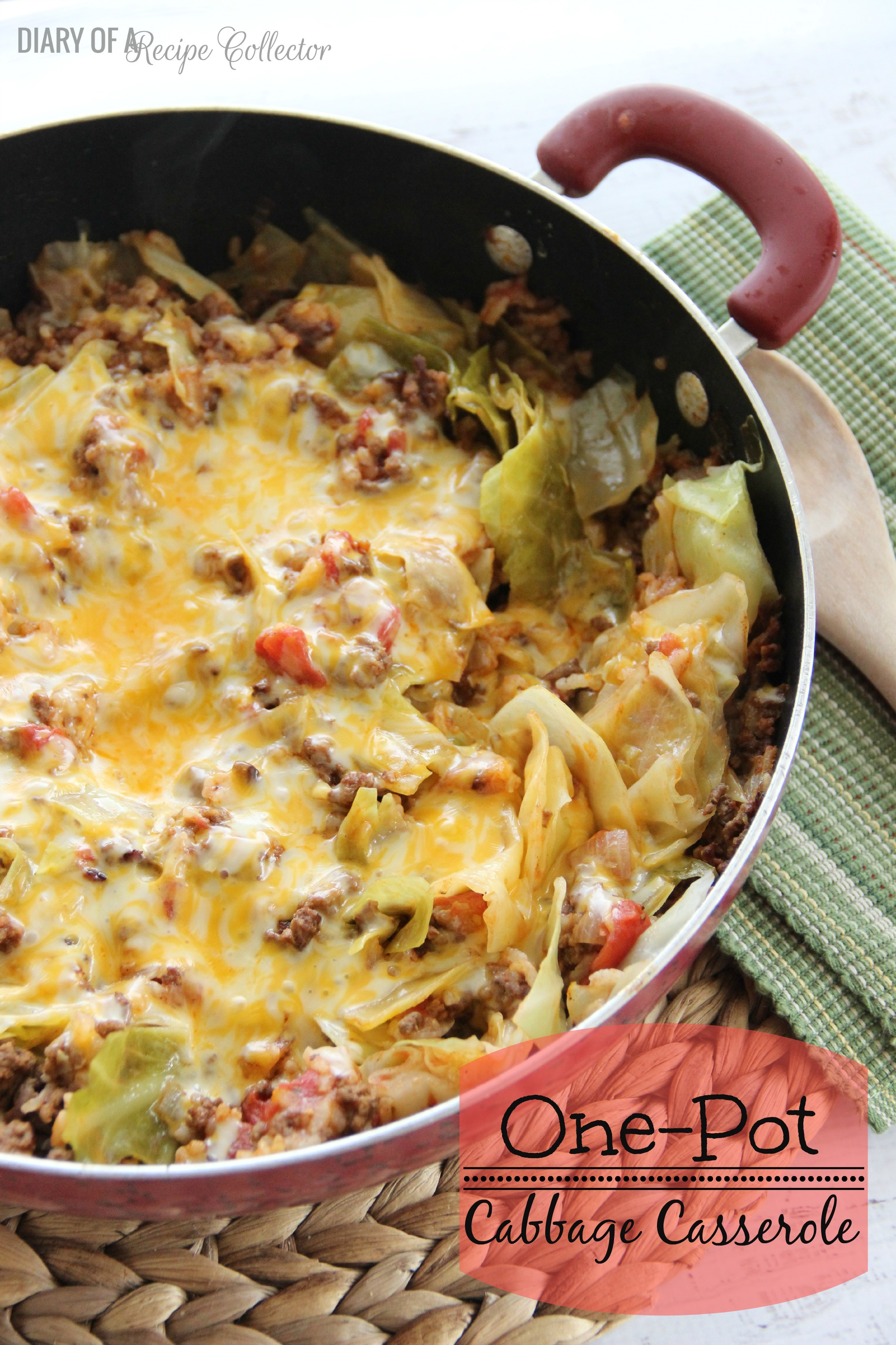 Ground Beef And Cabbage Casserole
 e Pot Cabbage Casserole Diary of A Recipe Collector