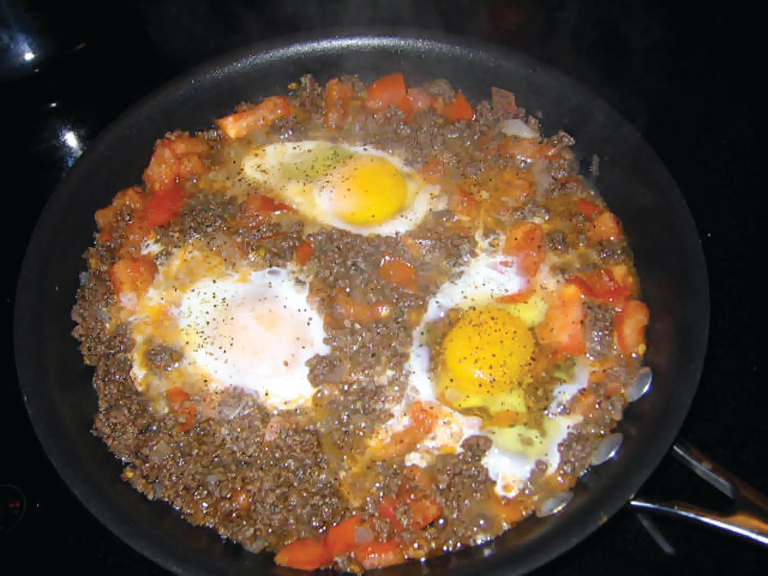 Ground Beef And Eggs
 The Iraqi Family Cookbook Ground Beef and Eggs Omelet