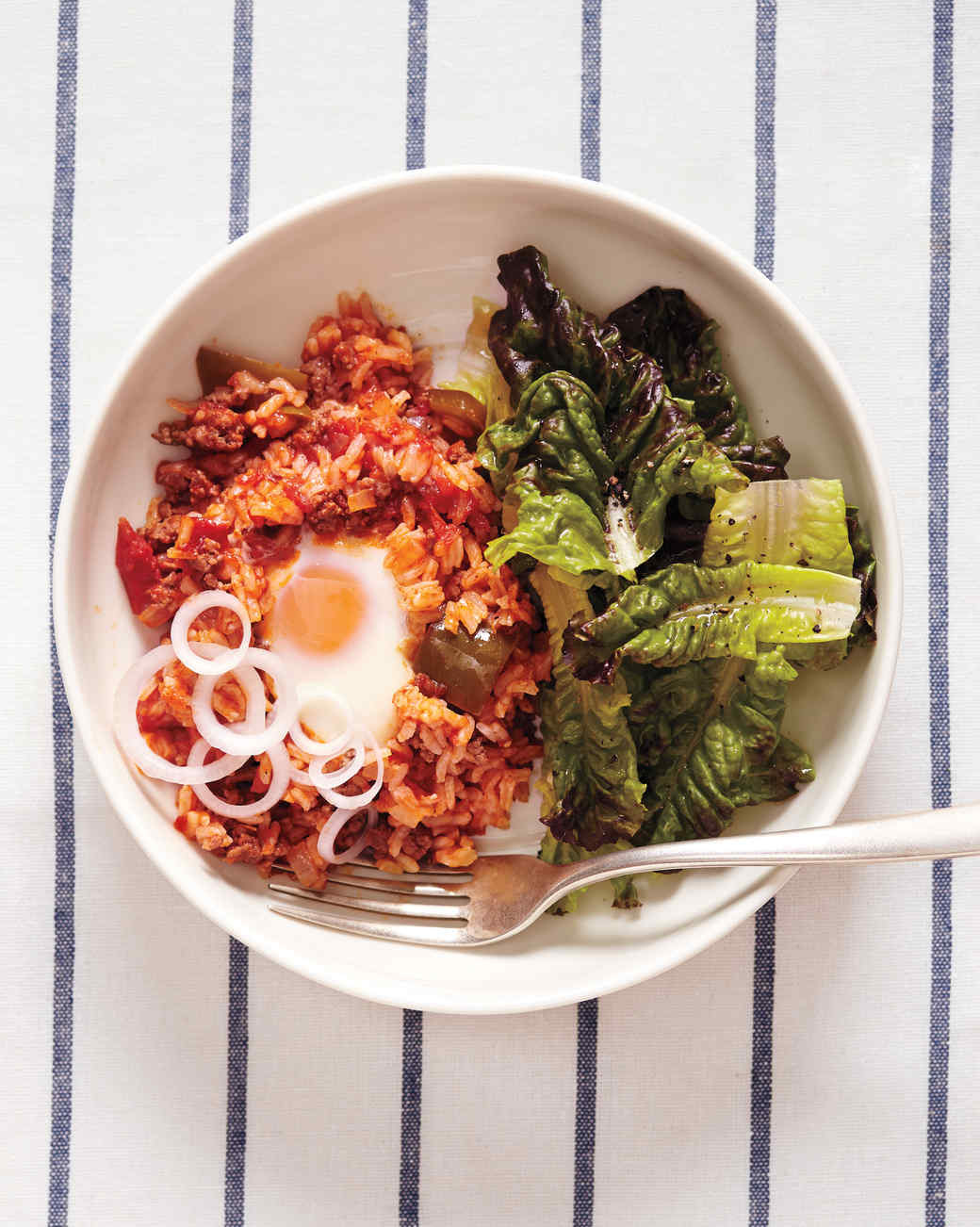 Ground Beef And Eggs
 Spanish Rice with Ground Beef and Eggs