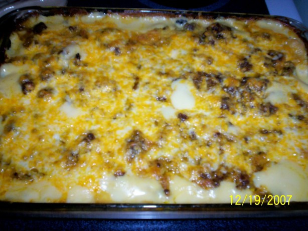 Ground Beef And Potato Casserole
 Kittencals Scalloped Potato And Ground Beef Casserole