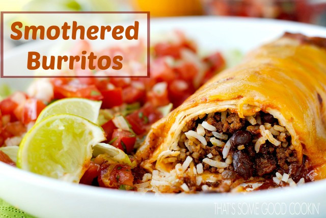 Ground Beef Burrito
 baked ground beef burritos