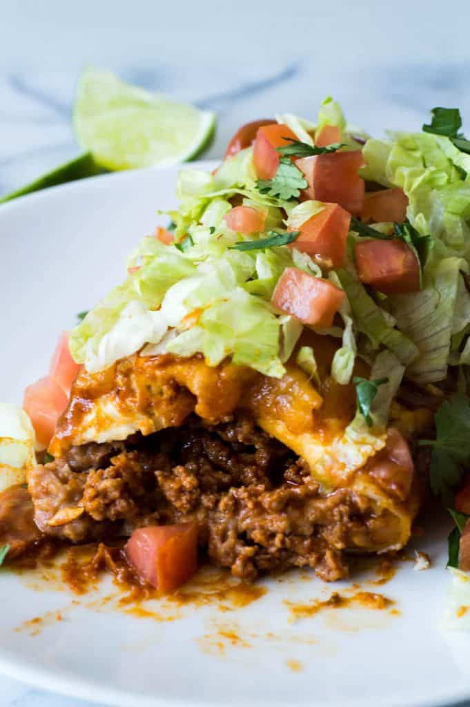 Ground Beef Burrito
 Smothered Burrito