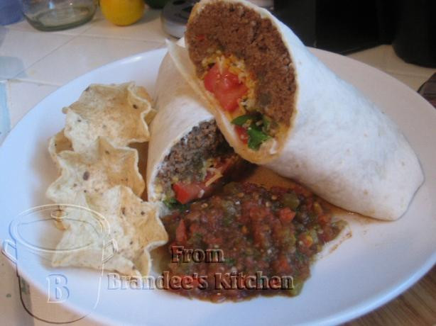 Ground Beef Burrito
 Ground Beef Burritos Recipe Food