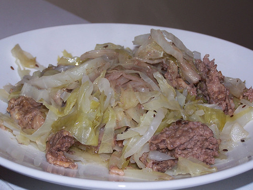 Ground Beef Cabbage
 ground beef and cabbage