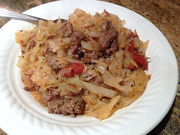 Ground Beef Cabbage
 Ground Beef and Cabbage