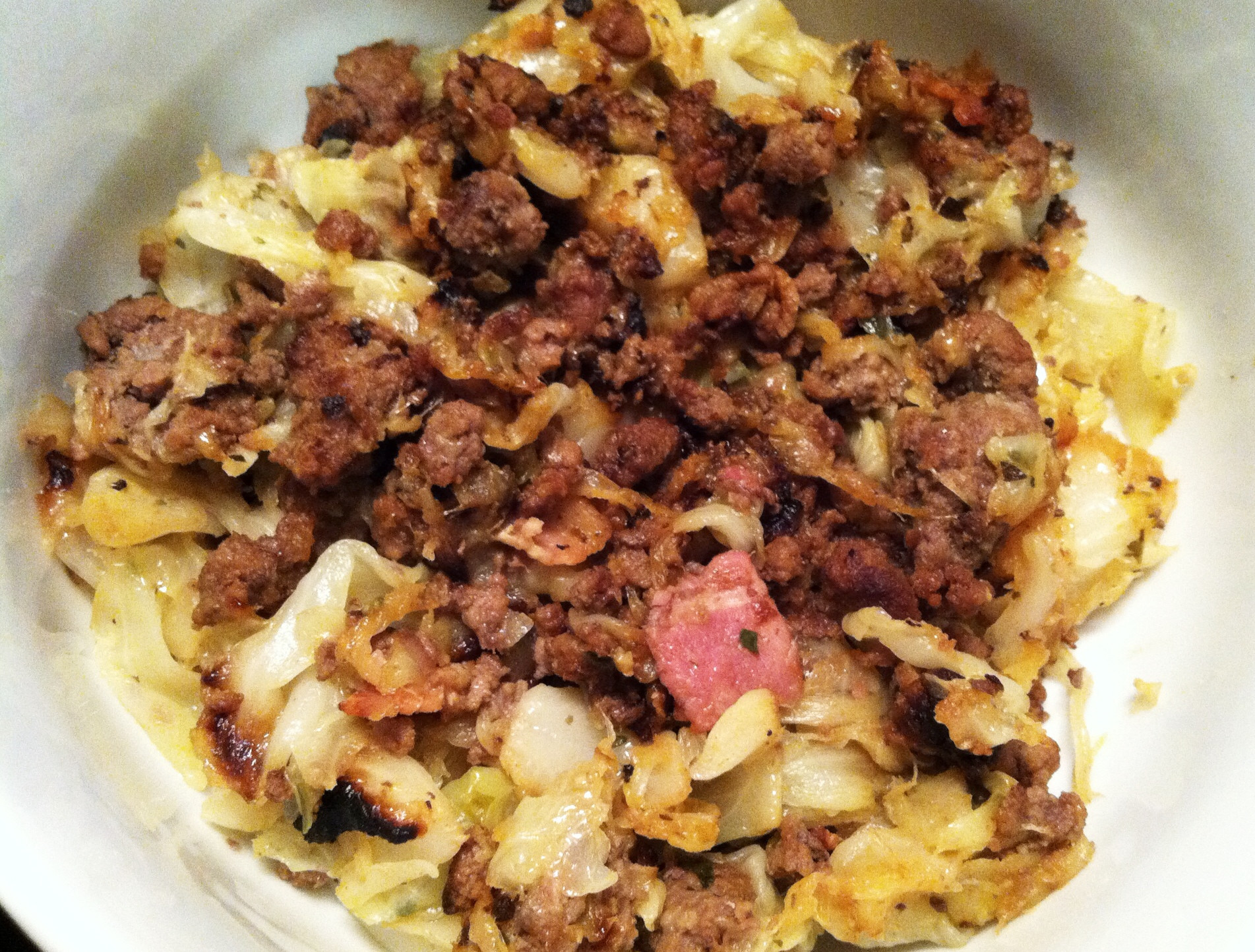 Ground Beef Cabbage
 Paleo Cajun Smothered Cabbage with Ground Beef Recipe