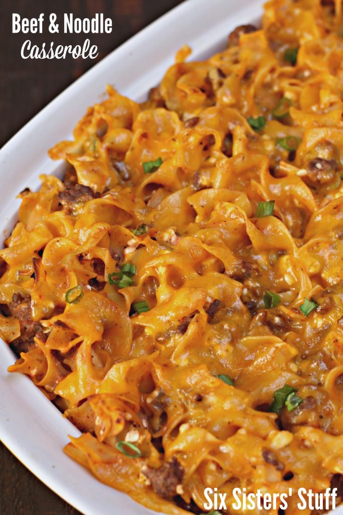 Ground Beef Casserole With Noodles
 Beef and Noodle Casserole Recipe