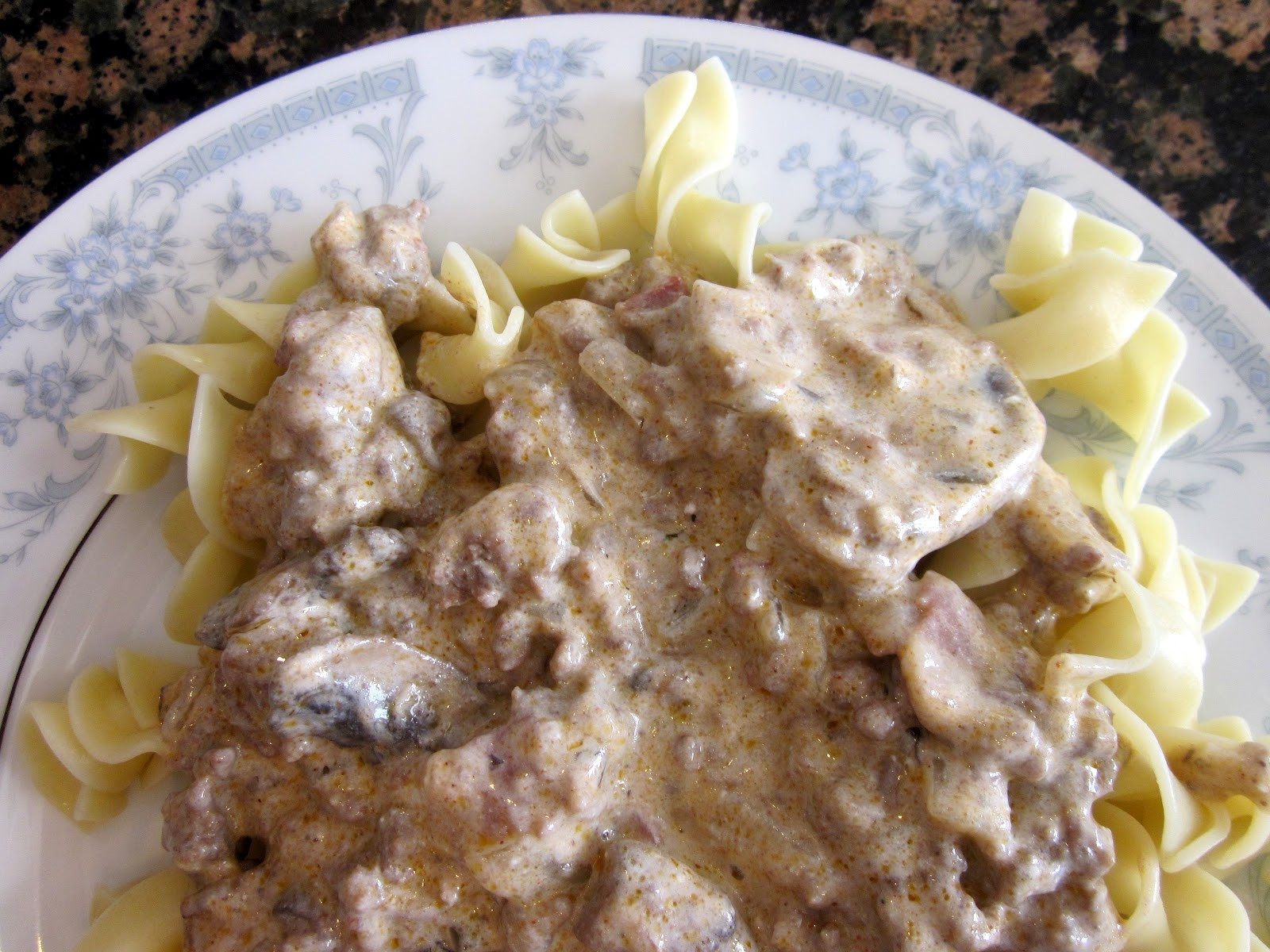 Ground Beef Cream Of Mushroom
 ground beef cream of mushroom soup egg noodles