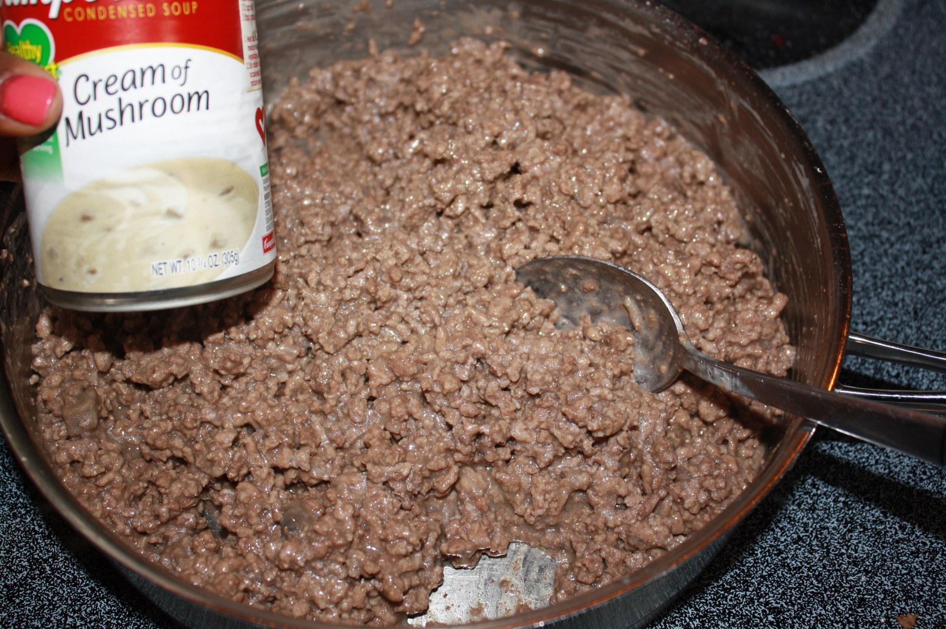 Ground Beef Cream Of Mushroom
 ground beef cream of mushroom soup