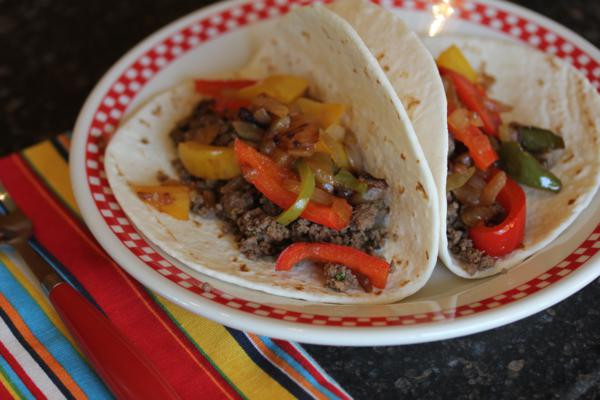 Ground Beef Fajitas
 Ground Beef Fajitas