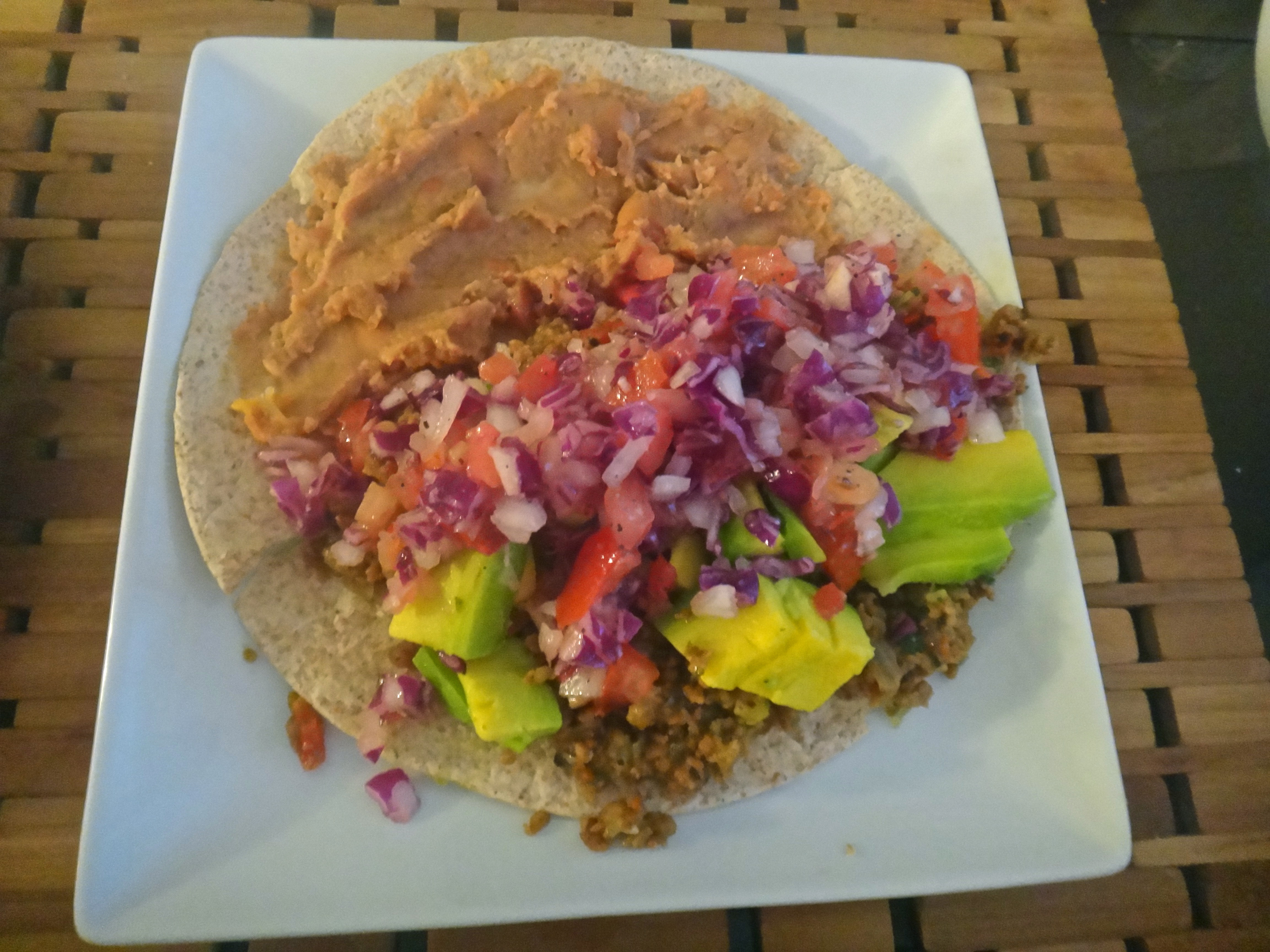 Ground Beef Fajitas
 Mid week fort food that’s semi homemade Vegan Ground