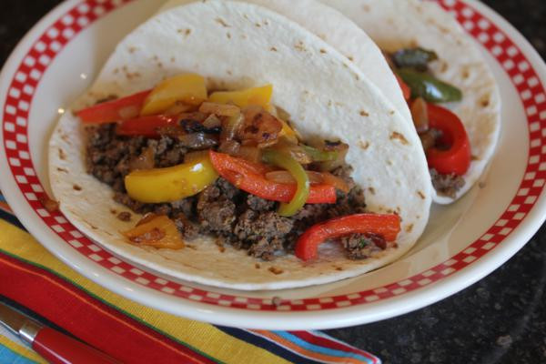 Ground Beef Fajitas
 Ground Beef Fajitas