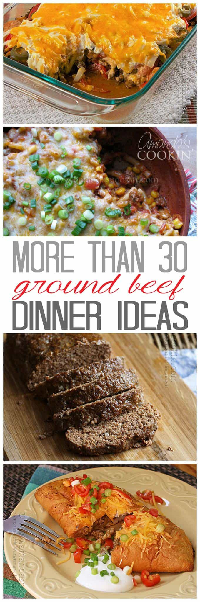 Ground Beef Ideas
 Ground Beef Dinner Ideas 30 recipes for supper