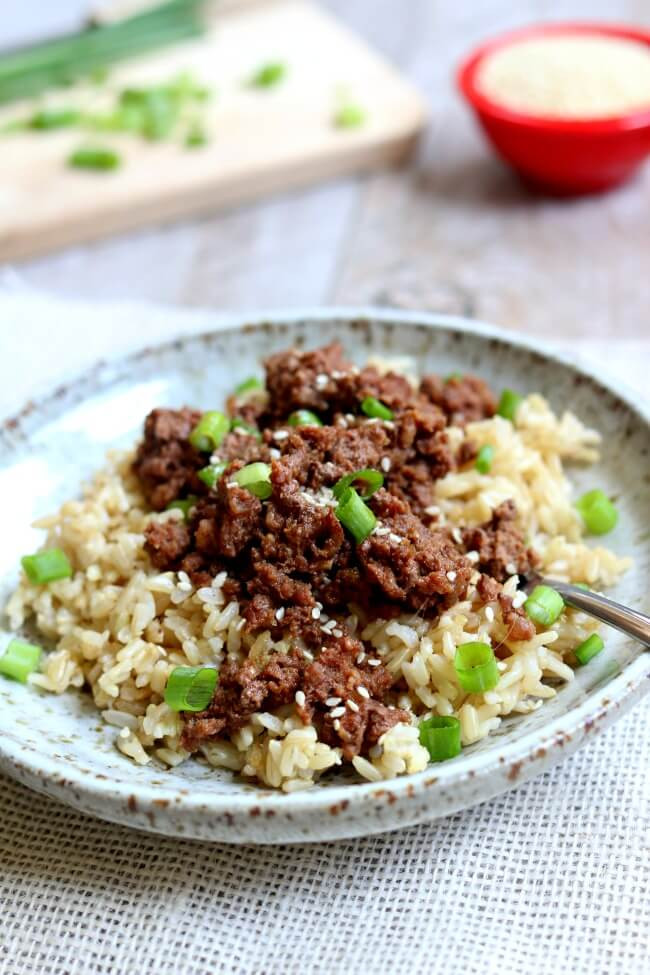 Ground Beef Instant Pot Recipes
 Instant Pot Cheater Korean Beef and Brown Rice 365 Days