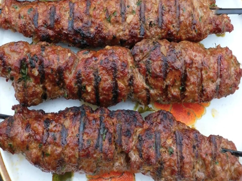 Ground Beef Kabobs
 Grilled Ground Meat Skewers With Middle Eastern Spices